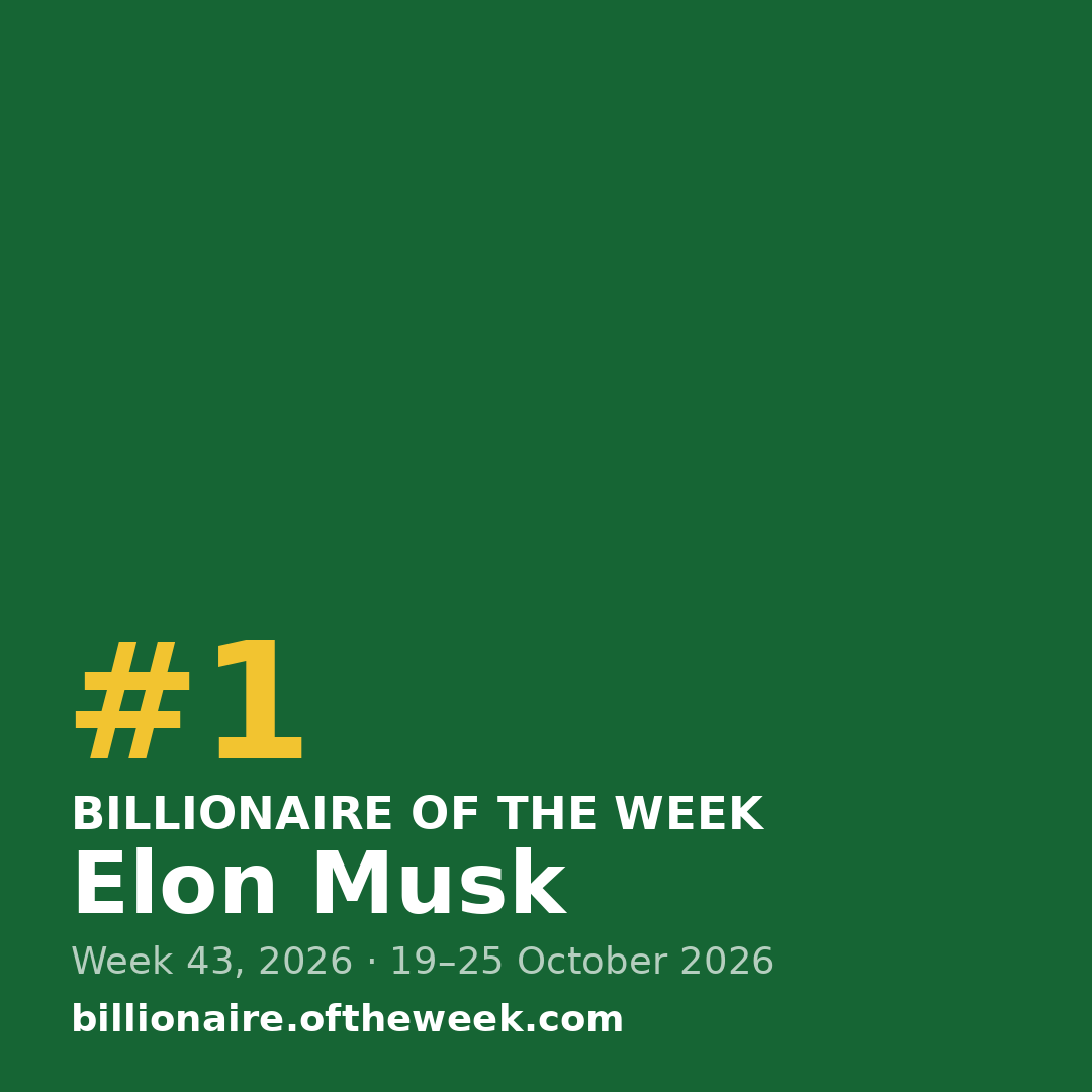 Square post (1080×1080) — Elon Musk
